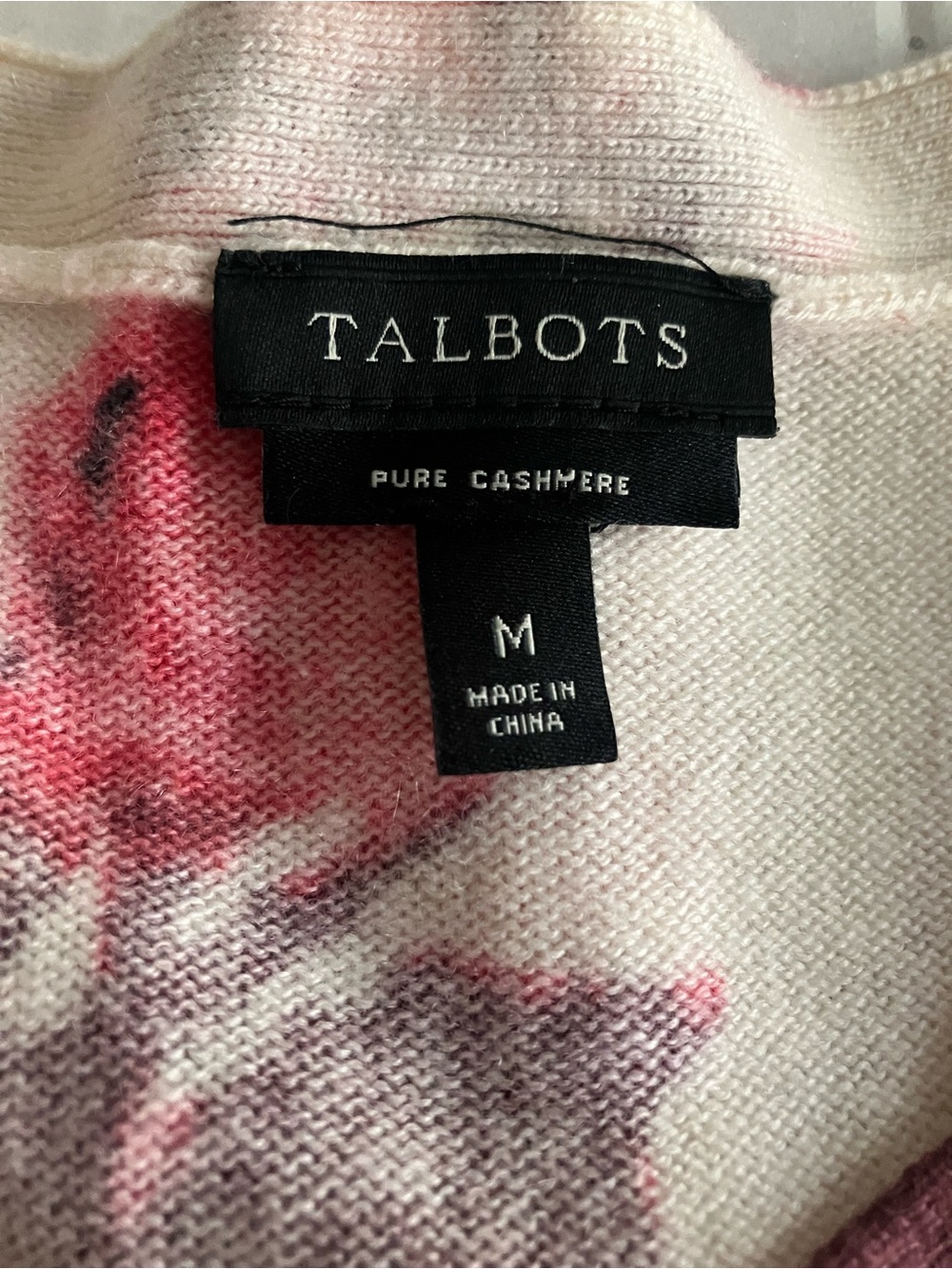 Talbots Fall Roses Sweater - Picture 2 of 9